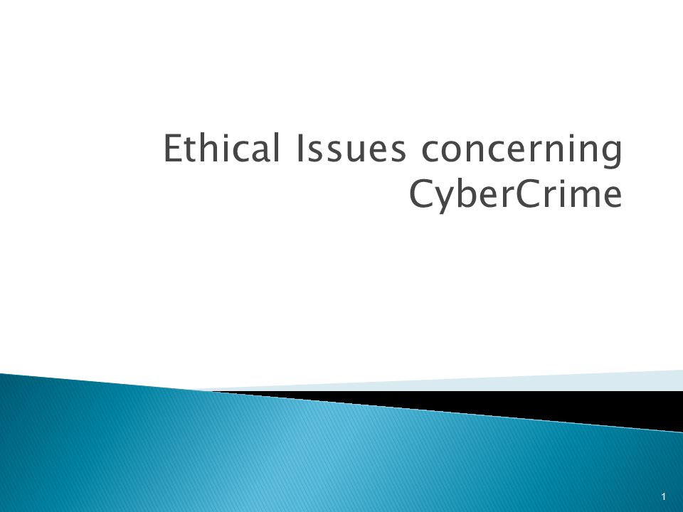 Ethical Issues in the Criminal Justice System